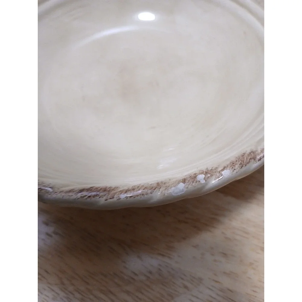Artimino Tuscan Countryside Cream Earthenware Bowl 8 Inch Cereal Bowl Salad Bowl - Picture 6 of 7